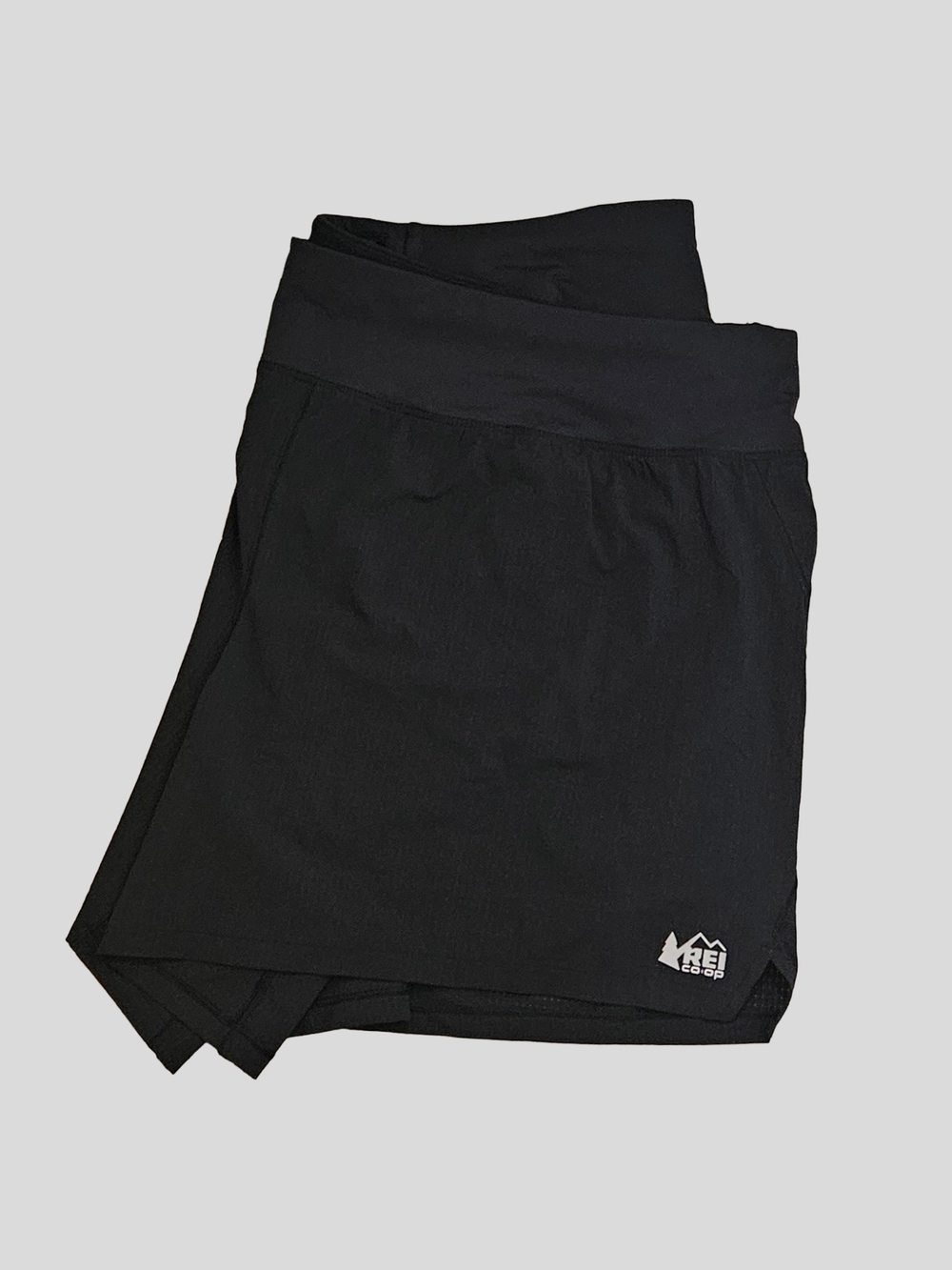 REI Co-op Black Running Shorts with Liner Zip Pocket 5" Womens 2XL 2X